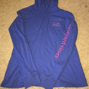 Vineyard vines blue hoodie